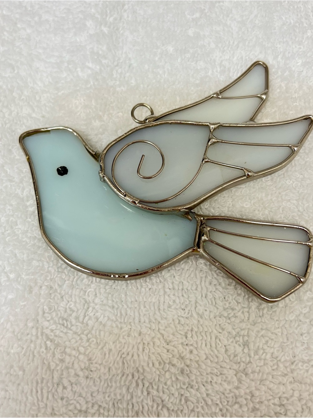 Dove Stained Glass Sun Catcher Peaceful Dove
